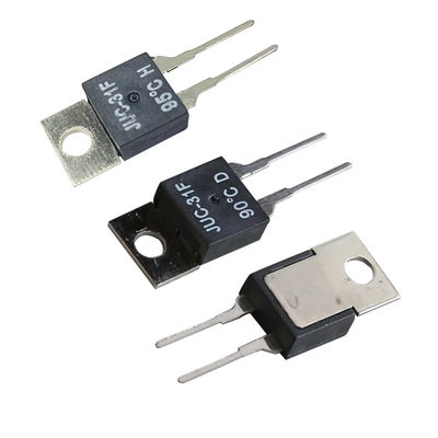 Thermal Controller Mini Bimetallic Thermostat Switch JUC-31F 250V 2A 130 Degree