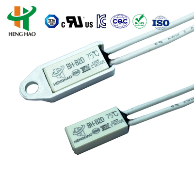 Normally Open BW-ABJ Thermal Protector , 250V 10A BW-ABS Temperature Switch