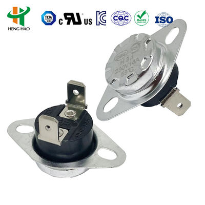 Bộ điều nhiệt lưỡng kim KSD301 với 100000 chu kỳ, 250V 16A và dải nhiệt độ 0-250°C