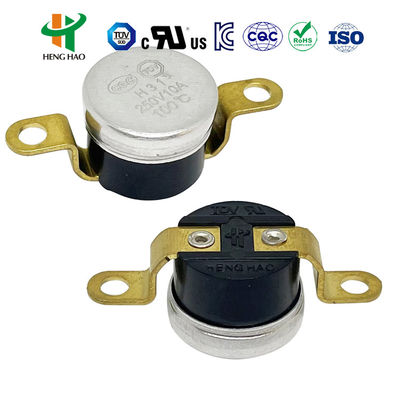 KSD301 Bimetal Thermostat với vỏ nhựa hoặc gốm và nắp nhôm hoặc đầu đồng cho các thiết bị điện gia dụng