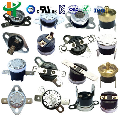 KSD301 Thermostat Protector Controller Khởi động thiết lập lại bằng tay KSD302 Controller nhiệt độ