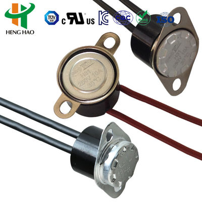 KSD301 Thermostat Protector Controller Khởi động thiết lập lại bằng tay KSD302 Controller nhiệt độ