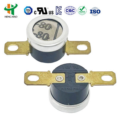Cầu chì nhiệt tự động đặt lại KSD301 Bimetal Thermostat với dải nhiệt độ 250V 16A 0-250℃ và 100000 chu kỳ