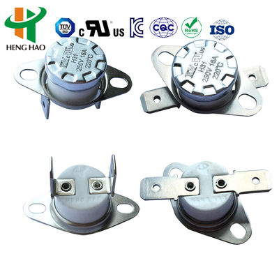 KSD301 H31 Bimetal Thermostat nhiệt độ điều khiển với 100000 chu kỳ và -10 ~ 300 ° C phạm vi cho xe hơi quạt làm mát