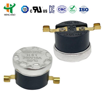KSD301 Chuyển nhiệt 250V 16A Chuyển nhiệt độ Điều khiển nhiệt độ
