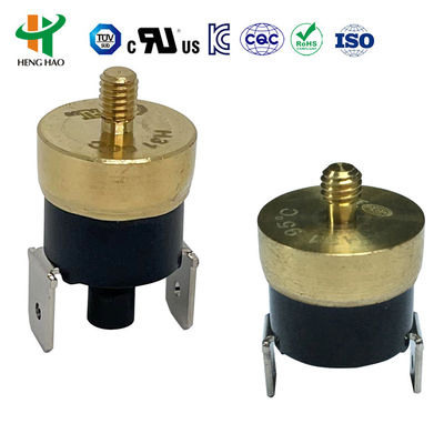 KSD301 Bimetallic Thermostat với 100000 chu kỳ và phạm vi nhiệt độ -10 ~ 300 °C Thường đóng Fuse nhiệt tự động khôi phục