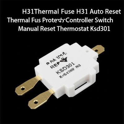H31 Bảo hiểm nhiệt H31 Tự động khôi phục Bộ điều khiển bảo vệ nhiệt Khởi động Khởi động tay Thermostat Ksd301