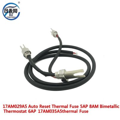 17AM029A5 Tự động khôi phục bảo hiểm nhiệt 5AP 8AM Bimetallic Thermostat 6AP 17AM035A5 Bảo hiểm nhiệt