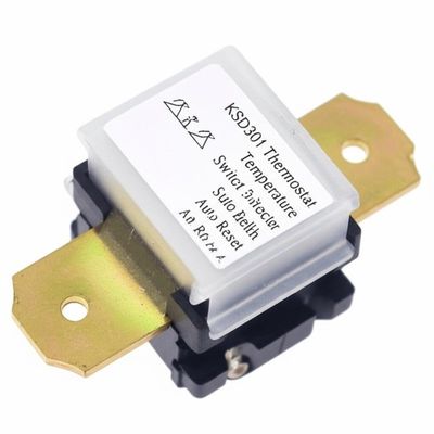 KSD301 Bimetal Thermostat với vỏ nhựa hoặc gốm và nắp nhôm hoặc đầu đồng cho các thiết bị điện gia dụng