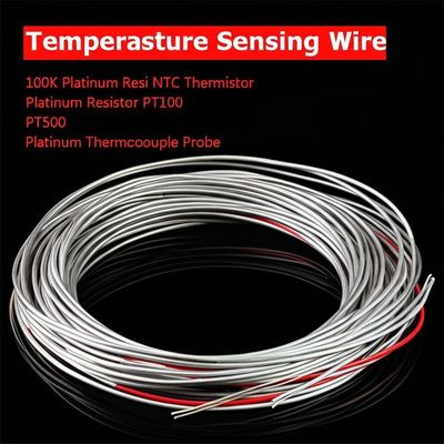 Sợi cảm biến nhiệt độ 100K Platinum Resi NTC Thermistor Platinum Resistor PT100 PT500 Platinum Thermocouple Probe