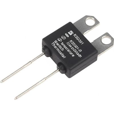 Công tắc nhiệt độ KSD301 Bimetal Snap Action với 100000 chu kỳ, 250V 16A và dải nhiệt 0-250℃