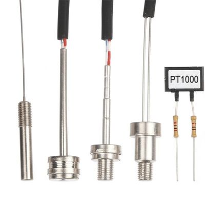 Bộ cảm biến nhiệt độ PT100 NTC Thermistor với hệ số vật liệu B25/50 hoặc B25/85 cho nhiệt độ làm việc -40 °C ~ + 250 °C và độ chính xác A (0.1)