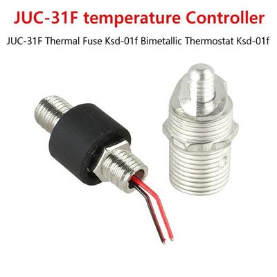 JUC-31F Chuyển đổi bảo vệ nhiệt Bimetallic Thermostat với phạm vi nhiệt độ 0 ~ 150 °C Thông thường đóng hoặc mở tự động hoặc thiết lập lại bằng tay