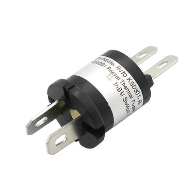 KSD301 Fuse nhiệt tự động thiết lập lại với 100000 chu kỳ 250V 16A và phạm vi nhiệt độ 0-250 °C