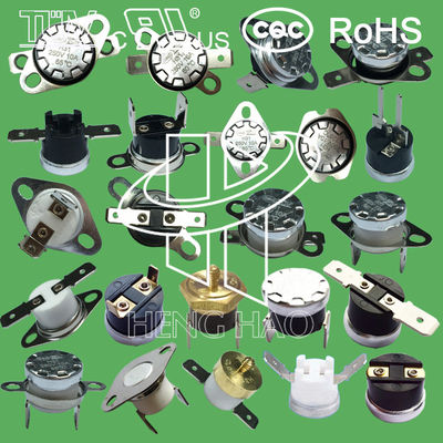 temperature cutout switch, ceramic high temperature bimetal thermostat for toaster