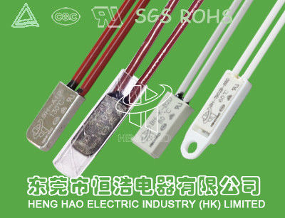 Bimetallic Strip Thermal Overload Protector Switch For Electric Heater